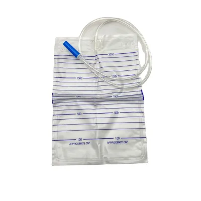 Economic Luxury Disposable Urine Drainage Bag with Push-Pull Valve CE Certified Far Infrared Disinfecting Adult Use