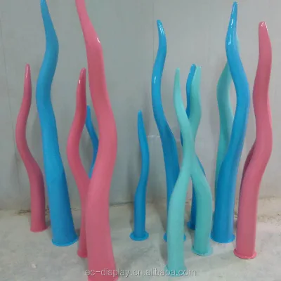 Wholesale Resin Sea Grass Display Props Shopping Mall Sea Plant Statue Decoration