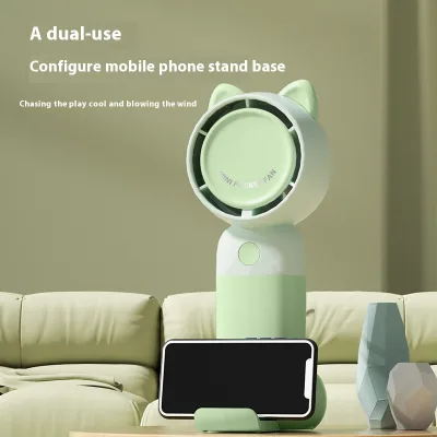 Cartoon Turbine Multi-Function Portable USB Charging Fan Small Handheld Desktop Fans
