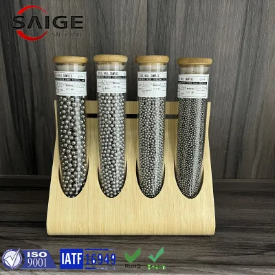 SAIGE Stainless Steel Balls 0.8mm-50.8mm Polished Semiconductor Wafer Cleaning Zero Particle 100% Laser Tested