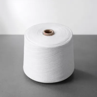 100% Polyester High Tenacity Eco-Friendly Moisture-Absorbent Sewing Core Spun Yarn 3*3 5kg Ring Spun Raw