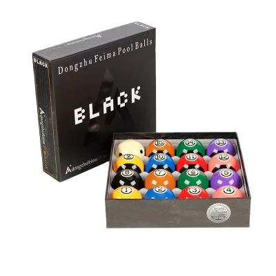 Standard Large Black King Kong TV Crystal Ball 8 Customizable 16-color Pool Table Supplies