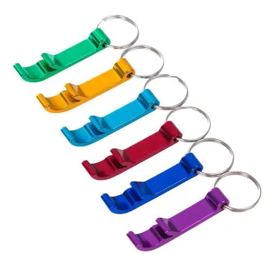 Portable 4 in 1 Corkscrew Keychain Beer Corkscrew Coconut Corkscrew Beer Bar Tool Portable Cover Wedding Supplies and Gifts
