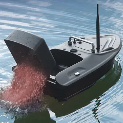 Electric Yacht ABS Plastic Material Fishing Carp Bait Boat 1.5 Load 500m Signal Big Bait Container