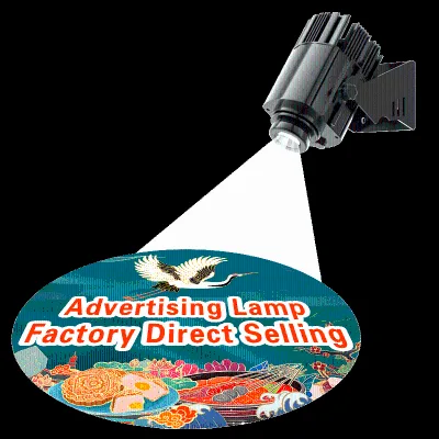 40W HD&Bright Commercial LED Gobo Projector Lamp Waterproof IP67 Glass Body Direct Factory Sale RoHS Advertising Lights