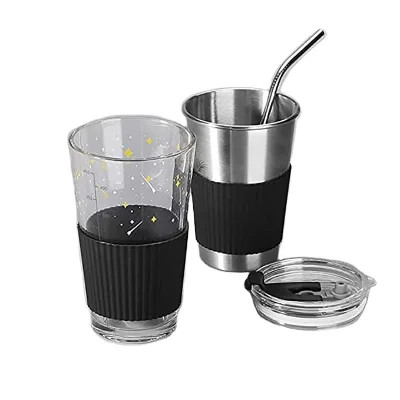 Custom ODM OEM Heat Resistant Reusable Silicone Cups Folding Cup Silicon Coffee Holder Cover Sleeve