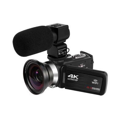 Professional 4k Digital Video Camera with 3.0'' Touch Display and Wifi