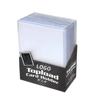 3x4 Topload Card Holder Rigid PVC Trading Card Protection for Baseball Football Trading Cards