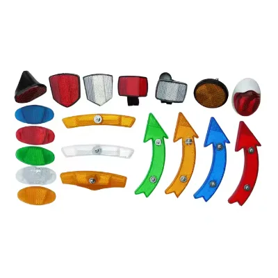Electric bicycle rear reflector motorcycle scooter reflector lamp Night safety warning light indicator