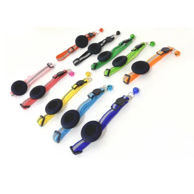 Reflective Airtag Holder Cat Collar Pet Tracker to Prevent Loss of Cat Neck Collar Air Tag Holder Collar Cover