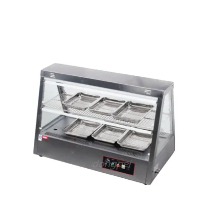 Glass Food Warming Display/electric Food Heater/chicken Warmer