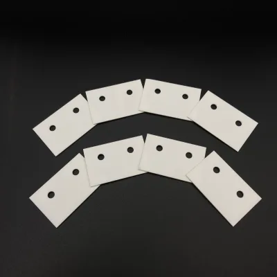 Kuliwei High Purity Aluminum Nitride Ceramic Insulating Spacer Low Thermal Expansion Ceramic Gasket for New Energy Electronics