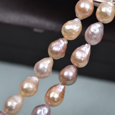Wholesale Cultured Natural Bulk Freshwater Pearls Baroque 10-14mm Freshwater Teardrop Pearls