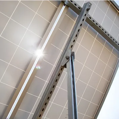 Solar Bracket for Ground Mounting with Standard C Steel and Zinc Aluminum Magnesium Coating for Quick and Simple Installation