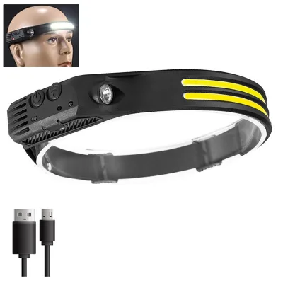 Head-mounted Rechargeable Ultra-bright Ultra-light Portable Headlamp for Night Fishing Outdoor Use Model 689 Ultra-long Battery