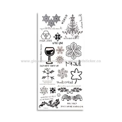 Factory Supplier Price Tattoo Sticker customize temporary tattoo sticker art set