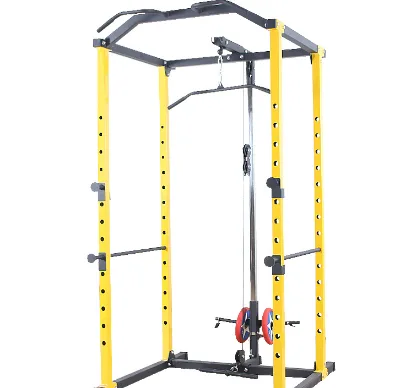 YiSheng YS-2004 Factory Sale Multi-functional Adjustable Metal Barbell Bench Press Frame Full-Body Chest Legs Exercises Home