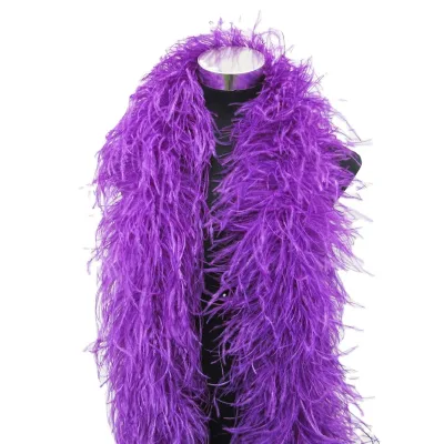 6ply 4-6inch Customized Ostrich Feather Boa /trimming for Wholesale
