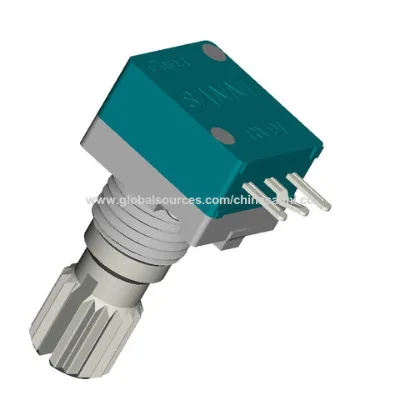 Manufacturer of 9mm rotary potentiometer metal shaft sealed potentiometer mono potentiometer for audio products