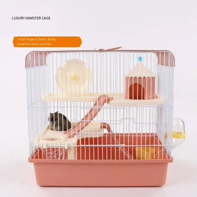 Hot Sale High Quality Luxury Hamster Cage Pet House Plastic Small Animal Cage