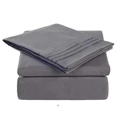 Disposable Wholesale Hotels Sale Bed Linen 1800TC Wrinkle Free Fabric Cotton Microfiber Bed Sheets Bedding Set