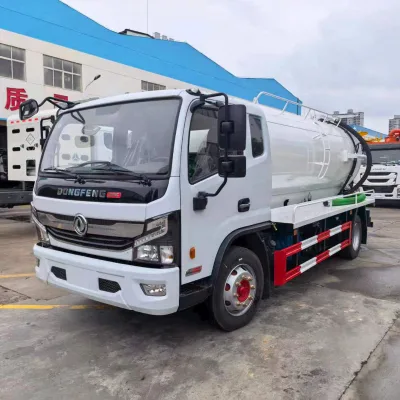 Compact 4X2 Sewage Suction Truck with Freshwater Tank