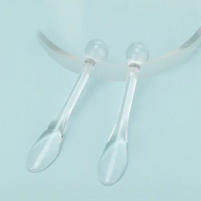 Plastics Gold Cosmetic Spoon Pulp Whitening Cream Beauty Care Tools