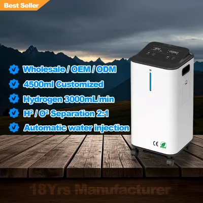 HD LCD Display Oxygen Concentrator 96% 1-10L Air Compressor Remote Oxygen Machine Low Noise Portable Hydrogen Oxygen Generator