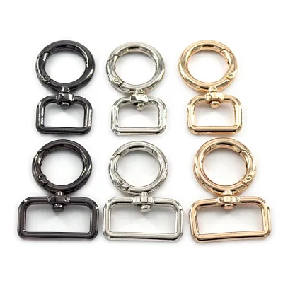 Adjustable Heavy-Duty Zinc Alloy Luggage Strap Bag Hardware Accessories with Comfortable Backpack Design