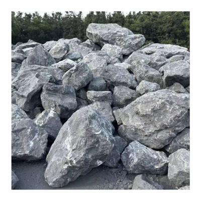 Irregular Shape Landscaping Natural Rocks Big Black Mountain Stones