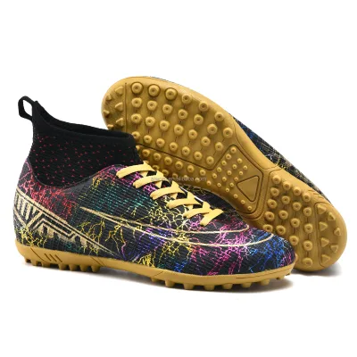 Cheap Professional Small Short Nail Football Shoe Ankle Protect Soccer Boots Custom Logo for Adults