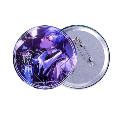 Customized 2D anime-related badges and creative circular badges