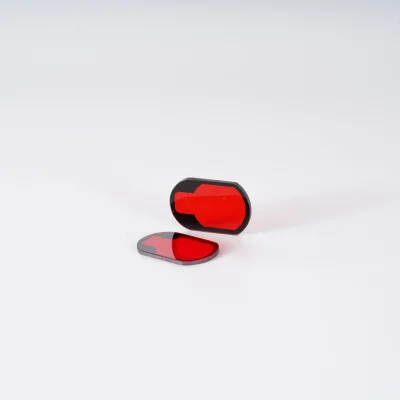 OEM Custom Optics Supplier Custom HB600 Optical Glass With Silk Screen Printing & Coated Filters