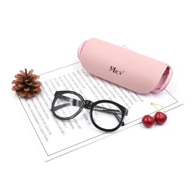 Sunglasses Soft Case Portable Leather Zipper Glasses Soft Case