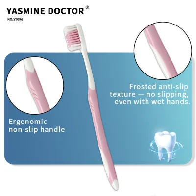 Single Groove Frosted Matte Handle Gradient Soft Bristle Adult Toothbrush OEM Custom Bulk Wholesale