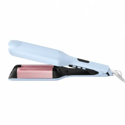 Home Salon Egg Roll Curling Iron Hair Waver Crimper Memory Function LCD Display