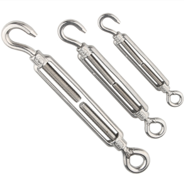 Open Body Forged Turnbuckle Stainless Steel Stretching Screw 304 316 Customization Standard or Nonstandard Wire Rope Turnbuckle