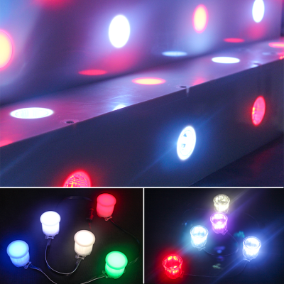 RGB Buried Light WiFi App Control LED Deck Light Courtyard Light Dimming Color Changing LED Embedded Lamp
