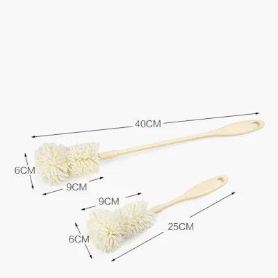 Wholesale Japanese Style Creative Eva Material Simple Style Long Handle Sponge Cup Scrub Cup Brush
