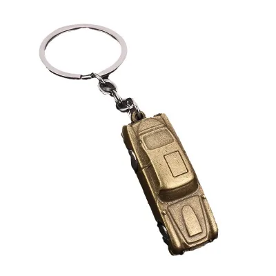 Vintage Car Model Keychain Retro Metal Car Key Ring Classic Car Themed Key Holder for Car Enthusiasts