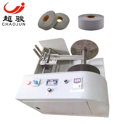CJ-3030J Customizable Specification Textile Fabric Strip Rolling Machine PLC or Button Control Automatic for Manufacturing