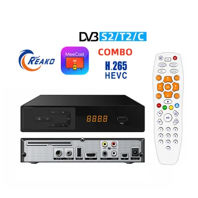 Combo Receiver DVB-S2/T2/C Digital Set-Top Box HD Multi Languages USB Wi-Fi/LAN IP TV Free Receptor De Tv Via Satlite MeeCast