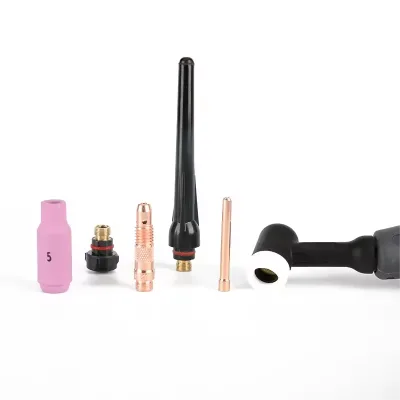 ESSEN OEM WP-17/18/26 TIG Welding Torch Accessories Collet Body Ceramic Gas Nozzle and Stubby Gas Lens