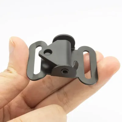 1 Inch Metal Outdoors Non-slip Quick Adjustment Spring Loaded Release Cam Lock Buckle Hardware for Backpack Bag Webbing Strap