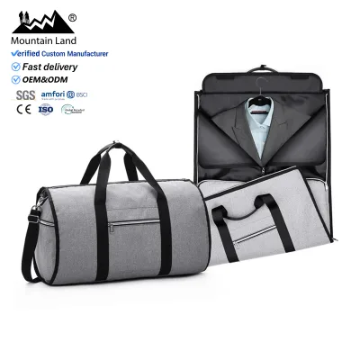 Large Capacity Business Style Waterproof Durable Polyester Gym Travel Duffle Bag