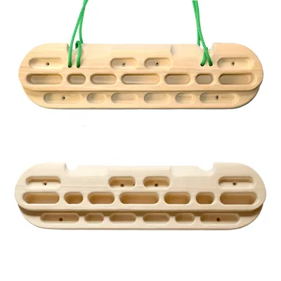 Custom Logo Fitness Bodybuilding Balance Exercise Board & Push up Board Wooden Boards for Climbing Training