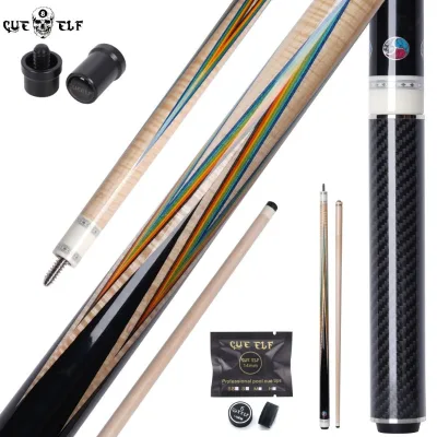 For 12 Pcs Laminated Maple Shaft High Grade Handmade Carom Cues 12.5mm Tip Stainless Steel Joint Pool 3/8*10 Pin Butterfly