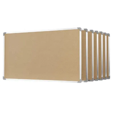 30*40cm Natural Cork Bulletin Board | Framed Cork Wall Panel for Office/Home Memo & Photo Display