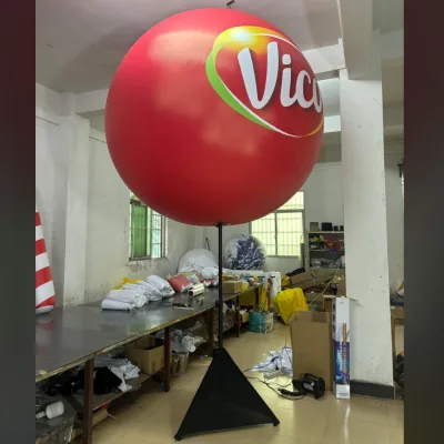 Inflatable Led Lighting Tripod Balloon Custom Inflatable Stand Lighting Ball for Events