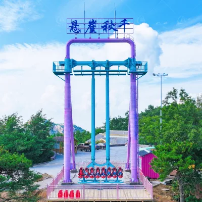 Durable Giant Cliff Swing Outdoor Ride for Theme Park Adventure Seekers Heavy Duty Swing